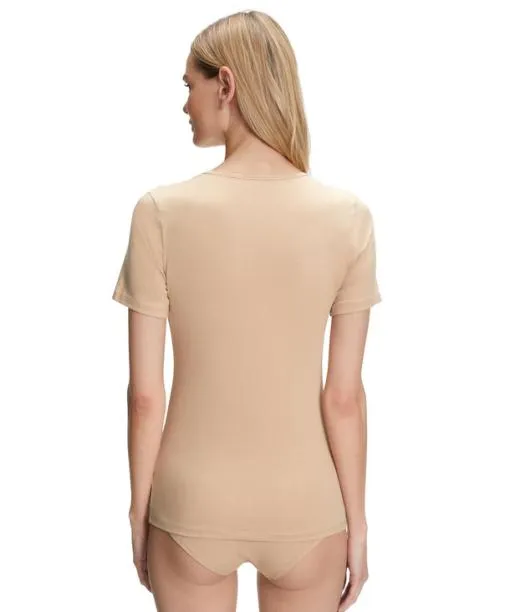 Women 2Pack Women TShirt Roundneck Daily Comfort Camel FALKE Shirts