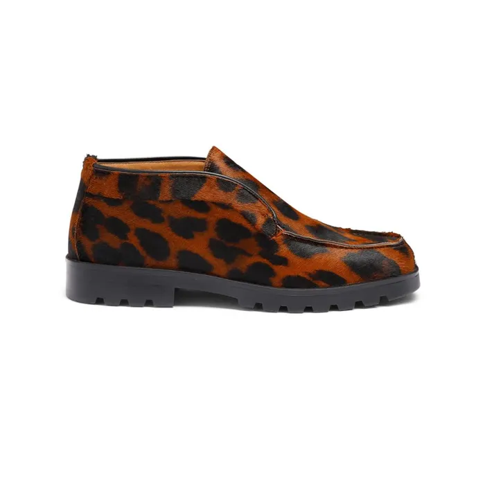 Women AnimalPrint Cavallino Desert Boot Santoni Boots and Ankle Boots