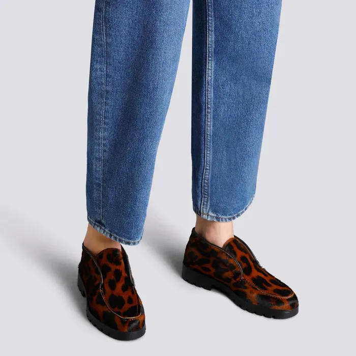 Women AnimalPrint Cavallino Desert Boot Santoni Boots and Ankle Boots