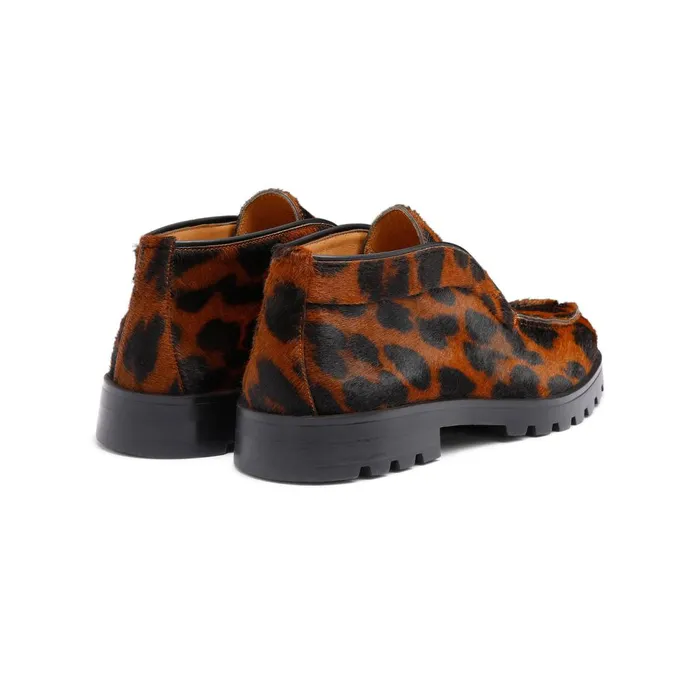 Women AnimalPrint Cavallino Desert Boot Santoni Boots and Ankle Boots