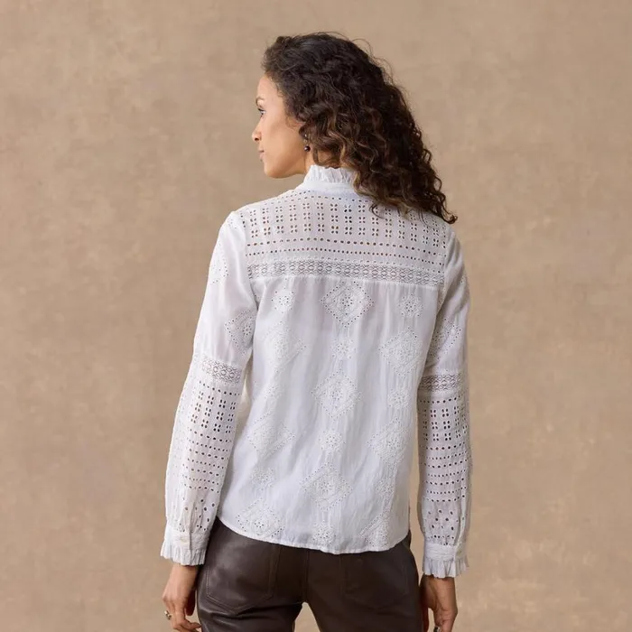 Women Annalynn Shirt White Sundance Catalog Tops Women Annalynn Shirt White Sundance Catalog Tops