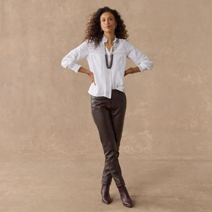 Women Annalynn Shirt White Sundance Catalog Tops Women Annalynn Shirt White Sundance Catalog Tops