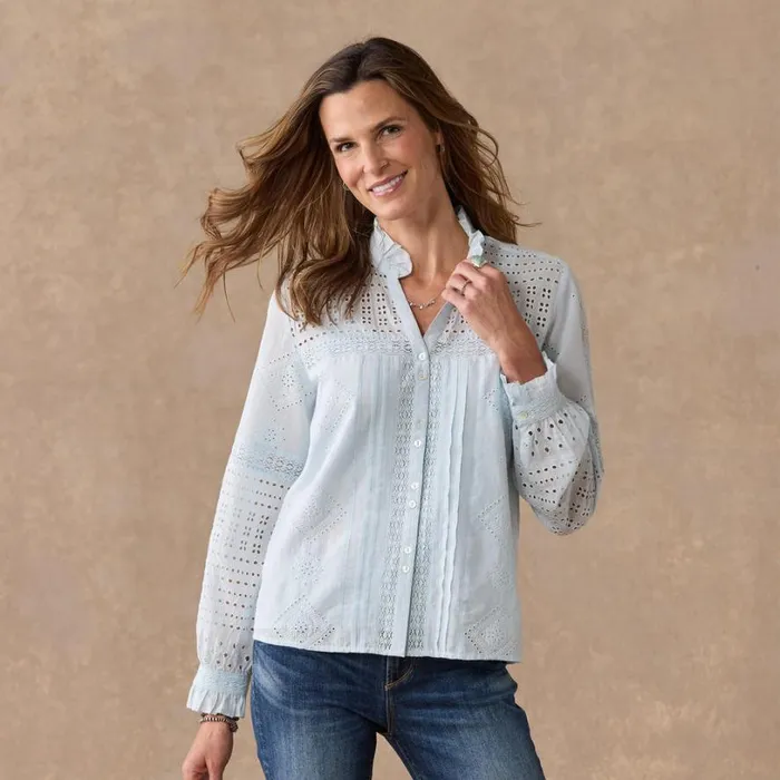 Women Annalynn Shirt White Sundance Catalog Tops Women Annalynn Shirt White Sundance Catalog Tops