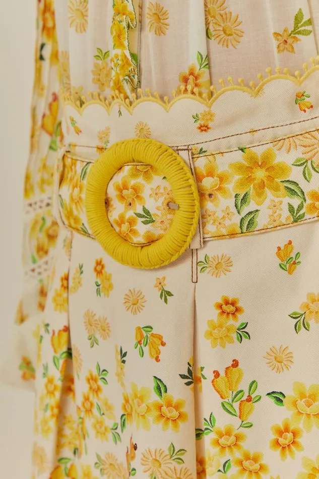Women Azaleia Mini Skirt Azaleia Offwhite FARM Rio Skirts