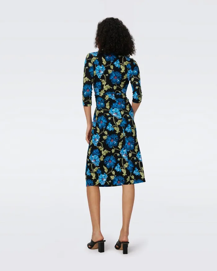 Women Borris Dress Hendrix Floral Dark Teal DVF Dresses