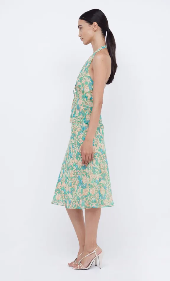 Women Bottoms Bec Bridge OASIS BIAS MIDI SKIRT Under The Sea
