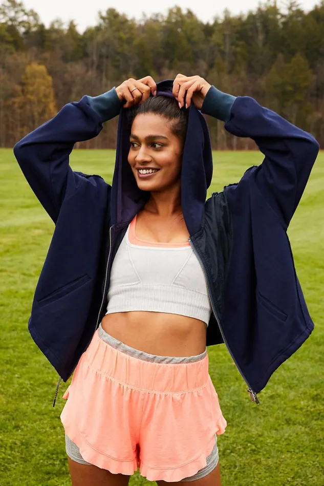Women Bottoms Free People Featherweight Layering Shorts Papaya Punch