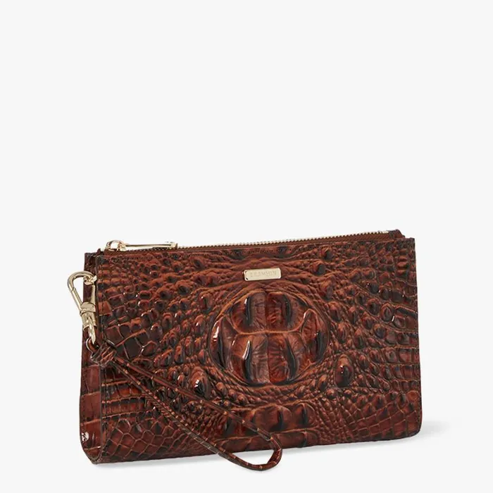 Women Brahmin Clutches Daisy Pecan Melbourne