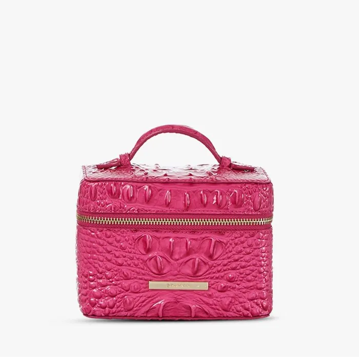 Women Brahmin Cosmetic Cases and Travel Small Charmaine Paradise Pink Melbourne
