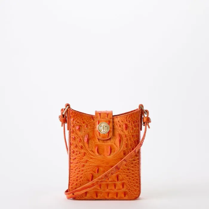 Women Brahmin Crossbodies Marley Mandarin Orange Melbourne