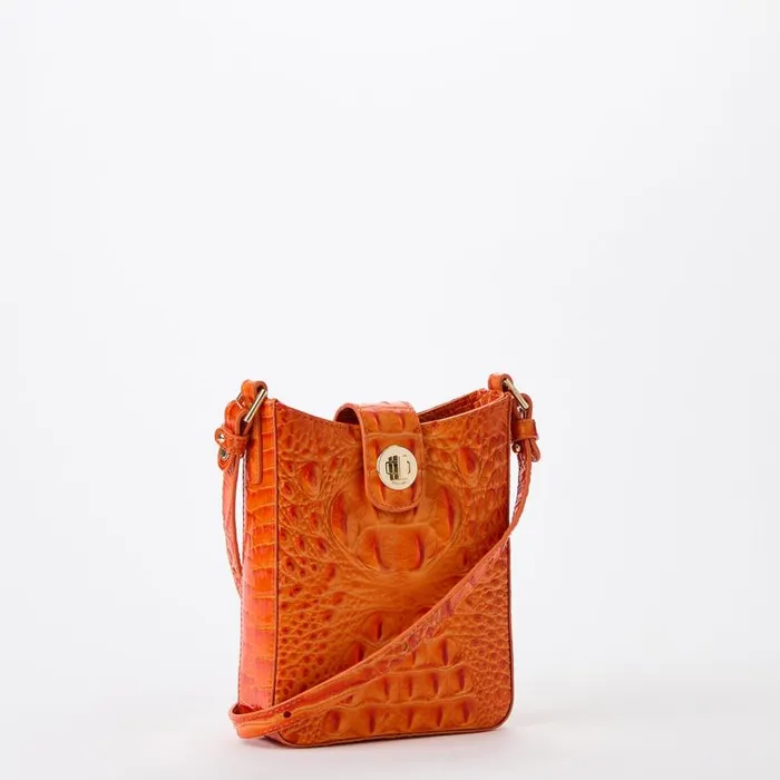 Women Brahmin Crossbodies Marley Mandarin Orange Melbourne