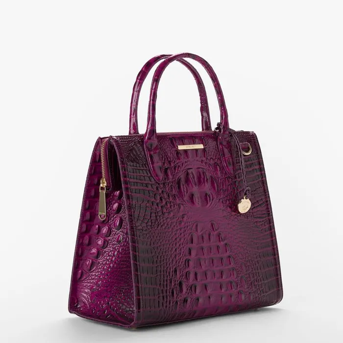 Women Brahmin Satchels Caroline Sugar Plum Melbourne
