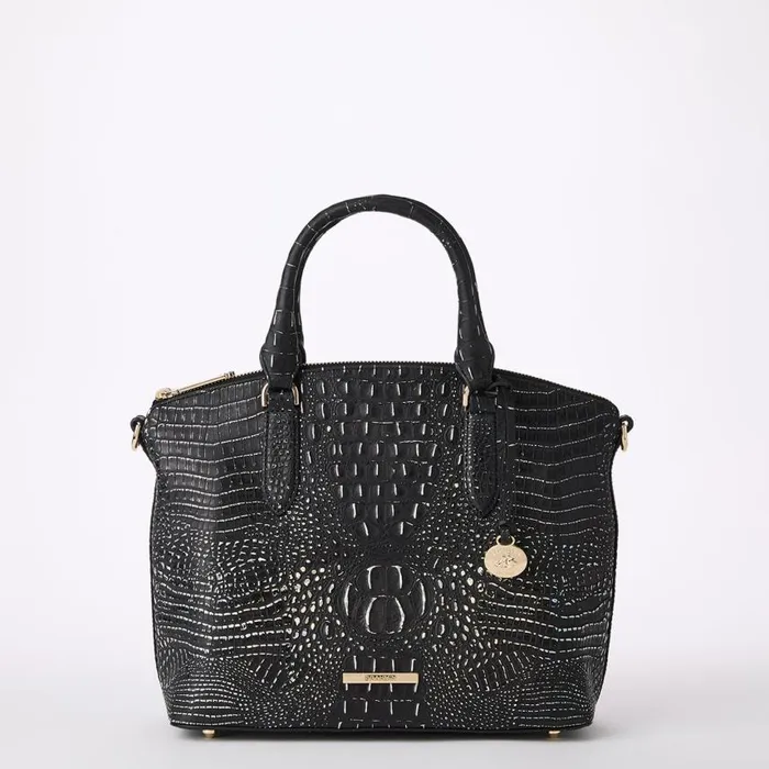 Women Brahmin Satchels Duxbury Satchel Black Regal Mini Melbourne