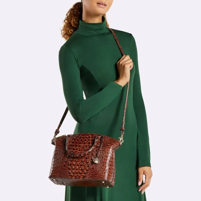 Women Brahmin Satchels Duxbury Satchel Mellow Rose Melbourne