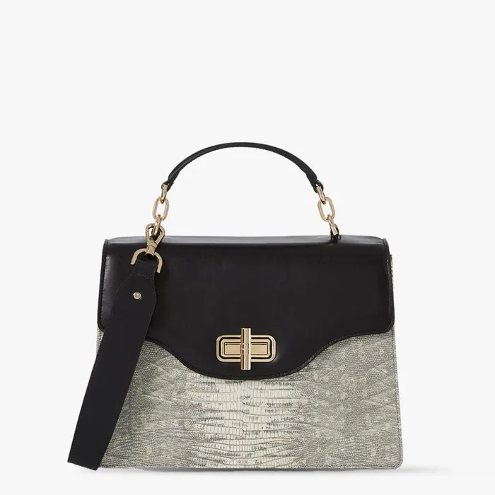 Women Brahmin Satchels Hallie Fairest Grey Whitecap