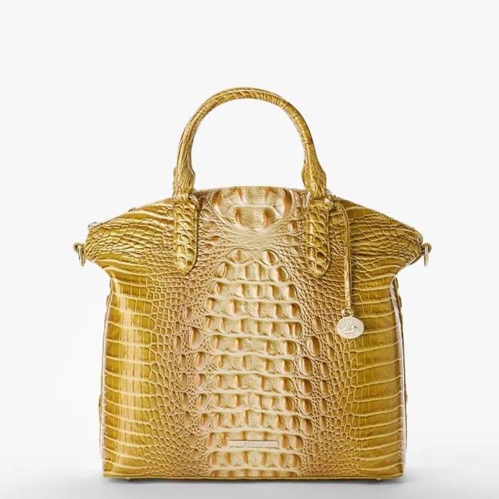 Women Brahmin Satchels Large Duxbury Satchel Golden Rod Ombre Melbourne