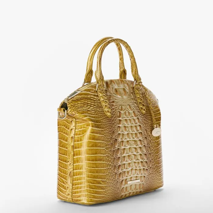 Women Brahmin Satchels Large Duxbury Satchel Golden Rod Ombre Melbourne