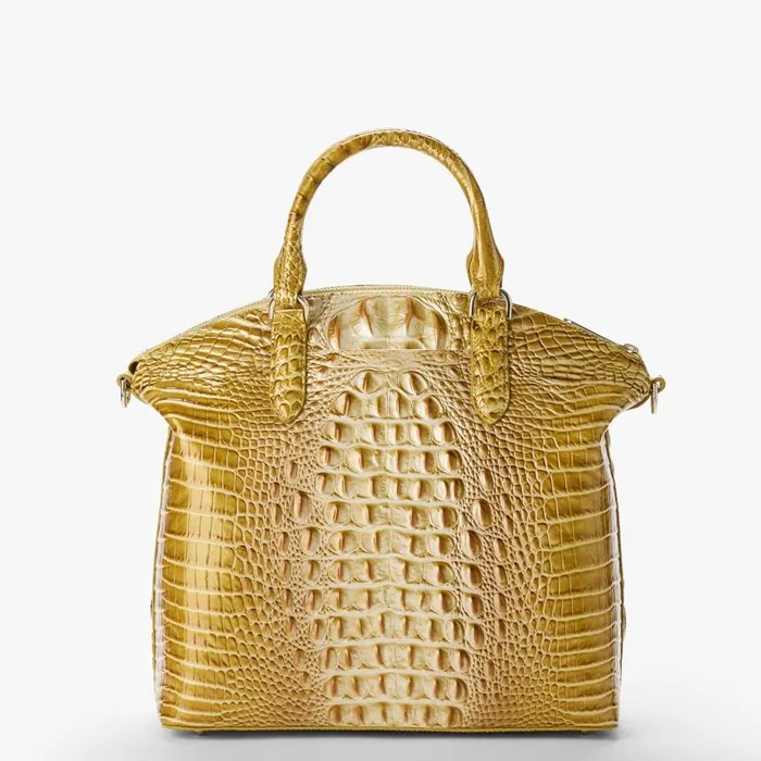 Women Brahmin Satchels Large Duxbury Satchel Golden Rod Ombre Melbourne