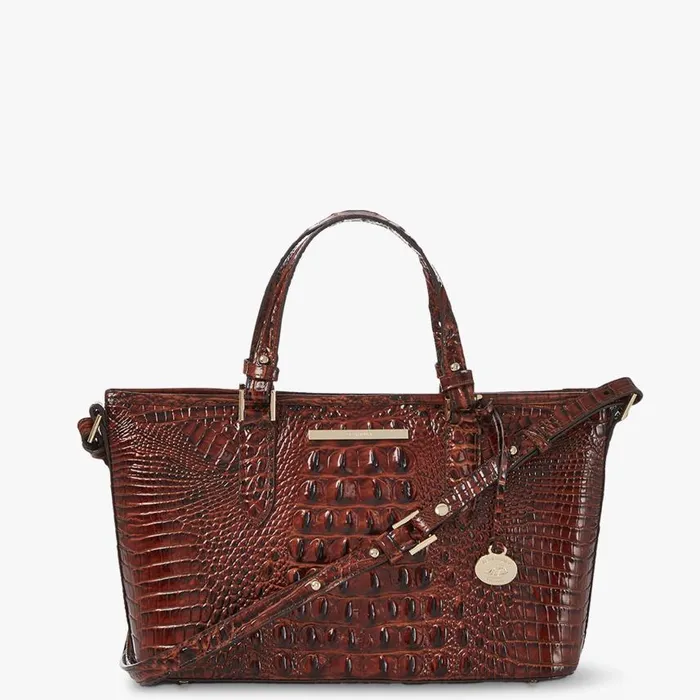 Women Brahmin Satchels Mini Asher Pecan Melbourne