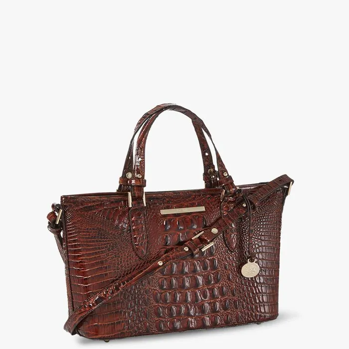 Women Brahmin Satchels Mini Asher Pecan Melbourne