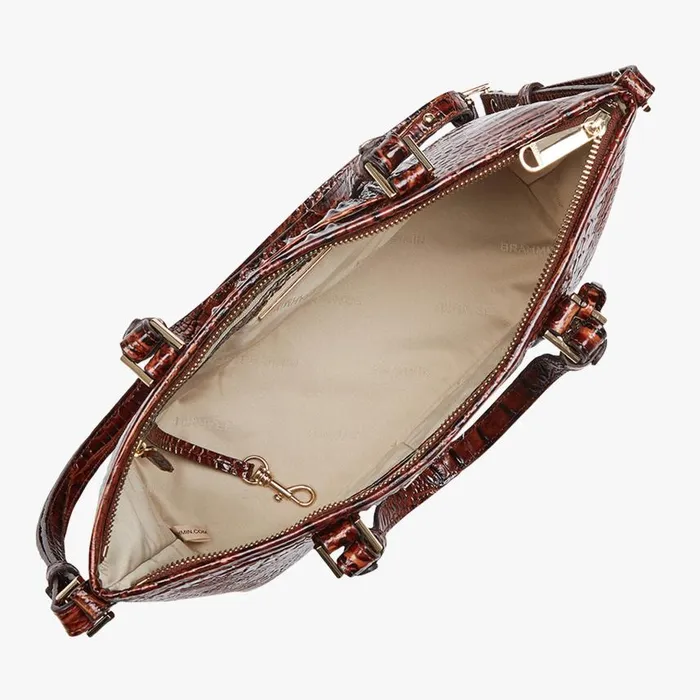 Women Brahmin Satchels Mini Asher Pecan Melbourne