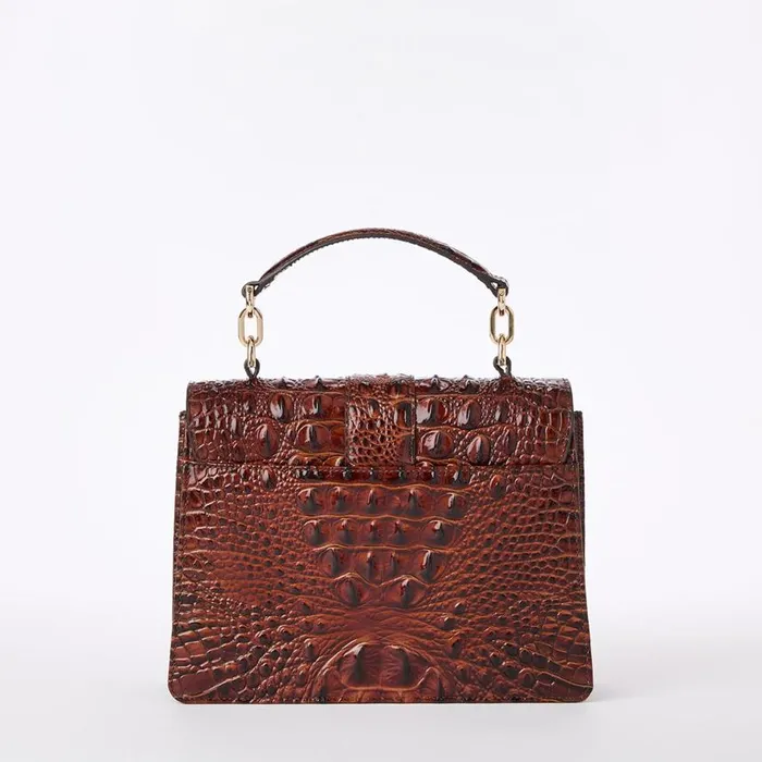 Women Brahmin Satchels Small Hallie Pecan Melbourne