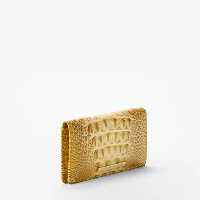 Women Brahmin Wallets and Wristlets Ady Wallet Golden Rod Ombre Melbourne