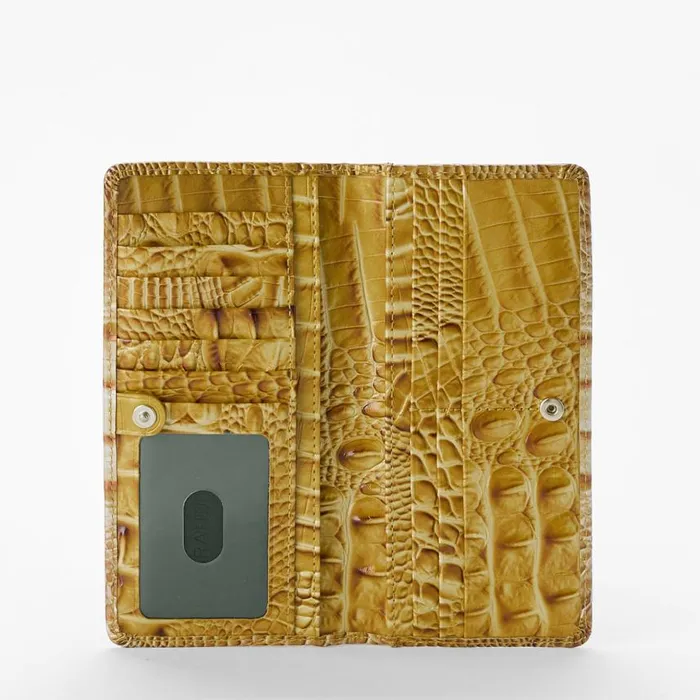 Women Brahmin Wallets and Wristlets Ady Wallet Golden Rod Ombre Melbourne