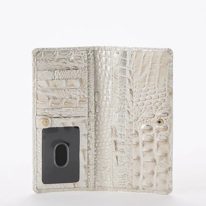 Women Brahmin Wallets and Wristlets Ady Wallet Ivory Dream Melbourne