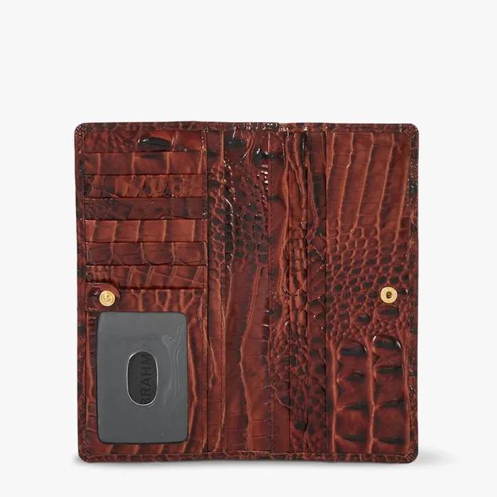 Women Brahmin Wallets and Wristlets Ady Wallet Pecan Melbourne