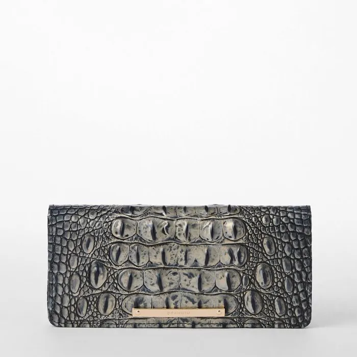 Women Brahmin Wallets and Wristlets Ady Wallet Twilight Blue Ombre Melbourne