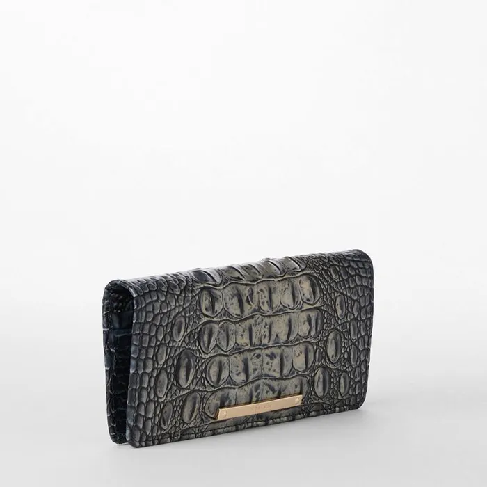 Women Brahmin Wallets and Wristlets Ady Wallet Twilight Blue Ombre Melbourne