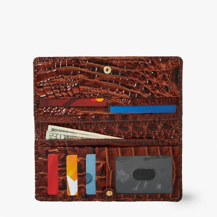 Women Brahmin Wallets and Wristlets Ady Wallet Twilight Blue Ombre Melbourne