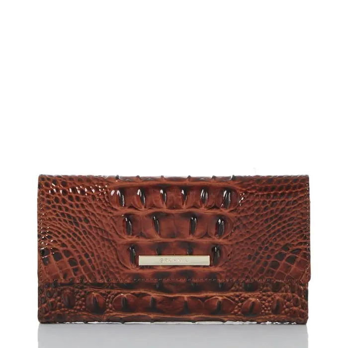 Women Brahmin Wallets and Wristlets Cordelia Wallet Pecan Melbourne
