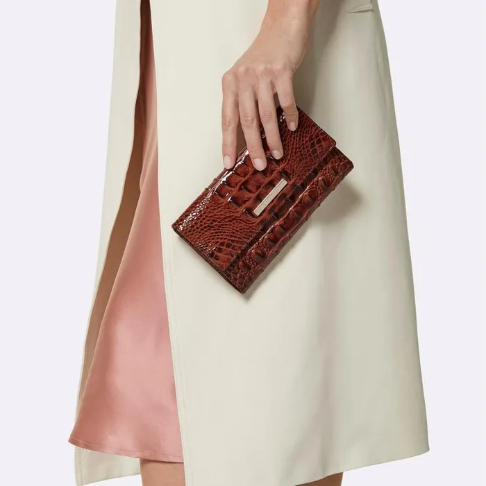 Women Brahmin Wallets and Wristlets Cordelia Wallet Pecan Melbourne