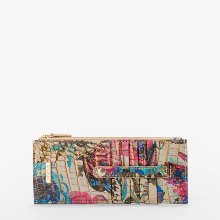 Women Brahmin Wallets and Wristlets Credit Card Wallet Mariposa Melbourne