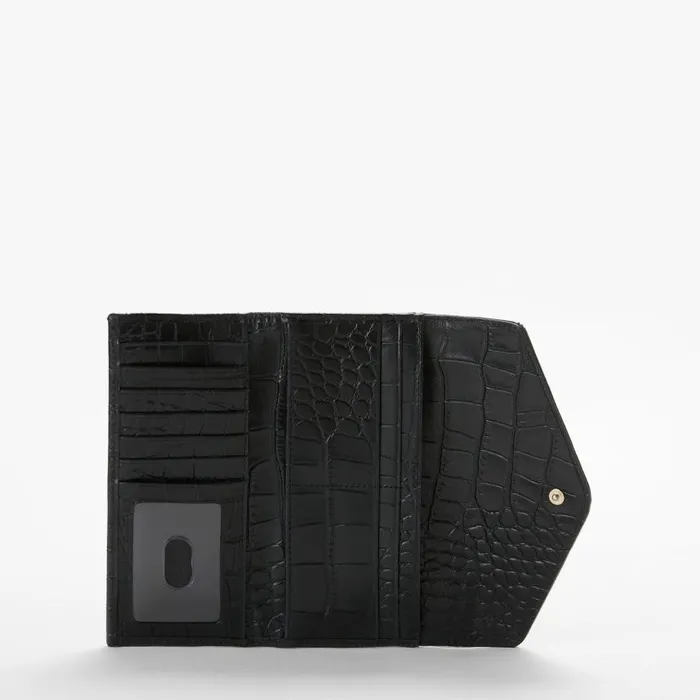 Women Brahmin Wallets and Wristlets Veronica Black Rockaway