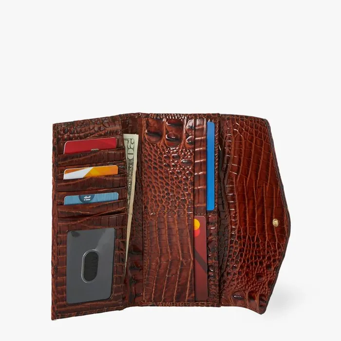 Women Brahmin Wallets and Wristlets Veronica Black Rockaway