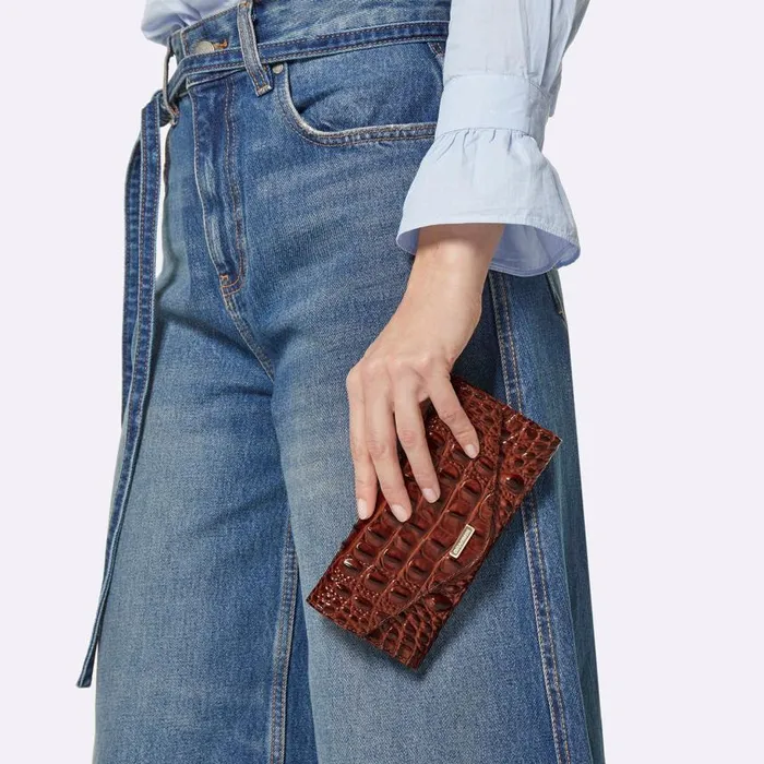 Women Brahmin Wallets and Wristlets Veronica Black Rockaway