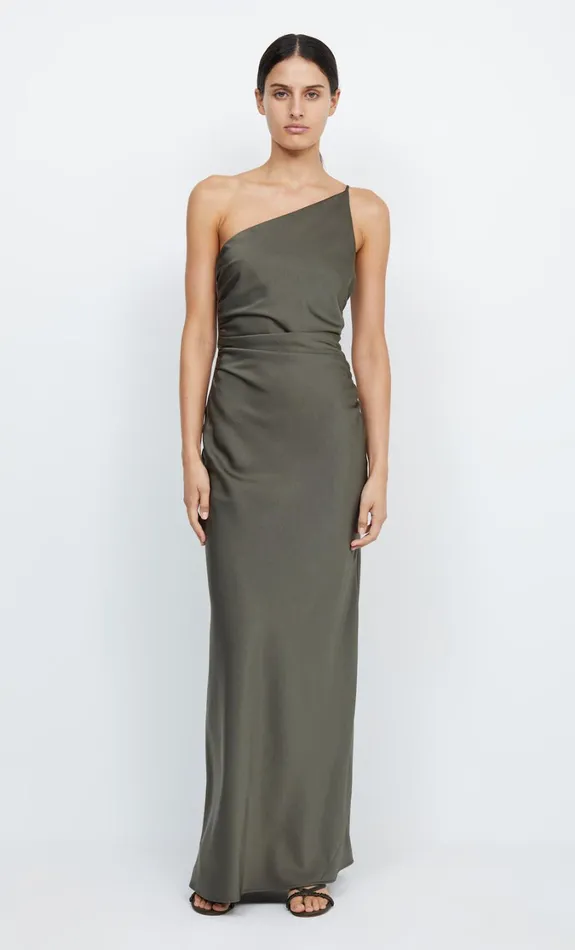 Women Bridesmaids Bec Bridge ETERNITY ASYM MAXI DRESS Dark Willow