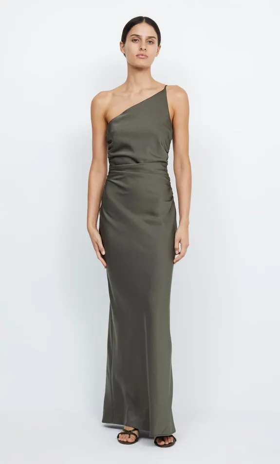 Women Bridesmaids Bec Bridge ETERNITY ASYM MAXI DRESS Dark Willow