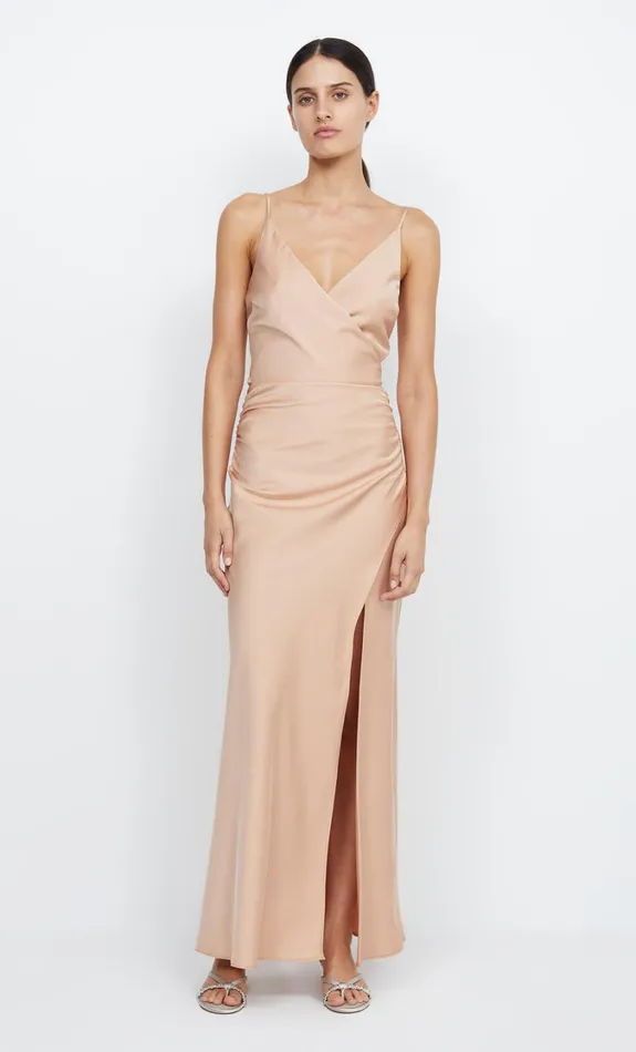 Women Bridesmaids Bec Bridge ETERNITY V MAXI DRESS Rose Gold