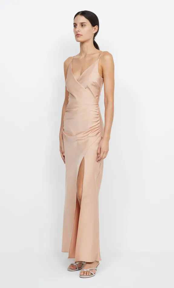 Women Bridesmaids Bec Bridge ETERNITY V MAXI DRESS Rose Gold