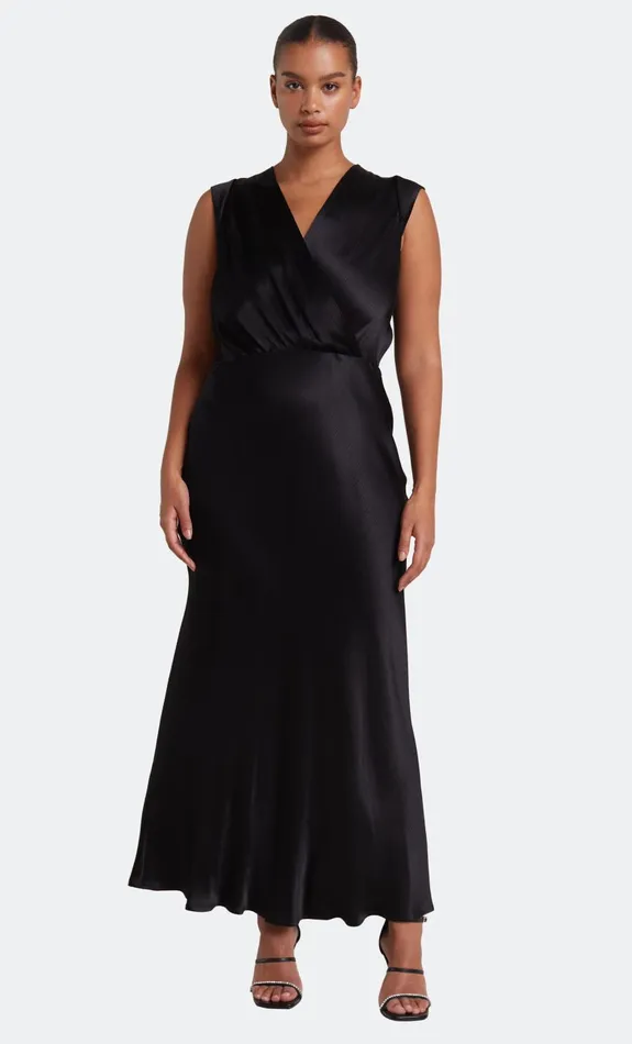 Women Bridesmaids Bec Bridge MOON DANCE MAXI DRESS Black
