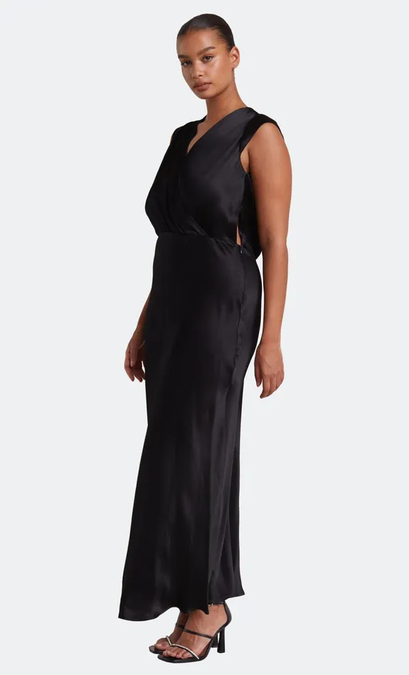 Women Bridesmaids Bec Bridge MOON DANCE MAXI DRESS Black