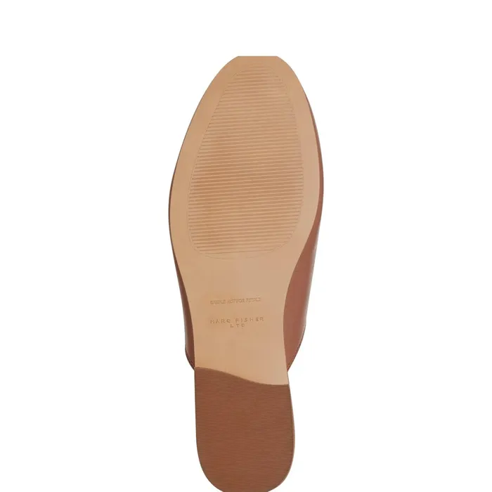 Women Butler Loafer Mule Brown Leather Marc Fisher Mules and Slides