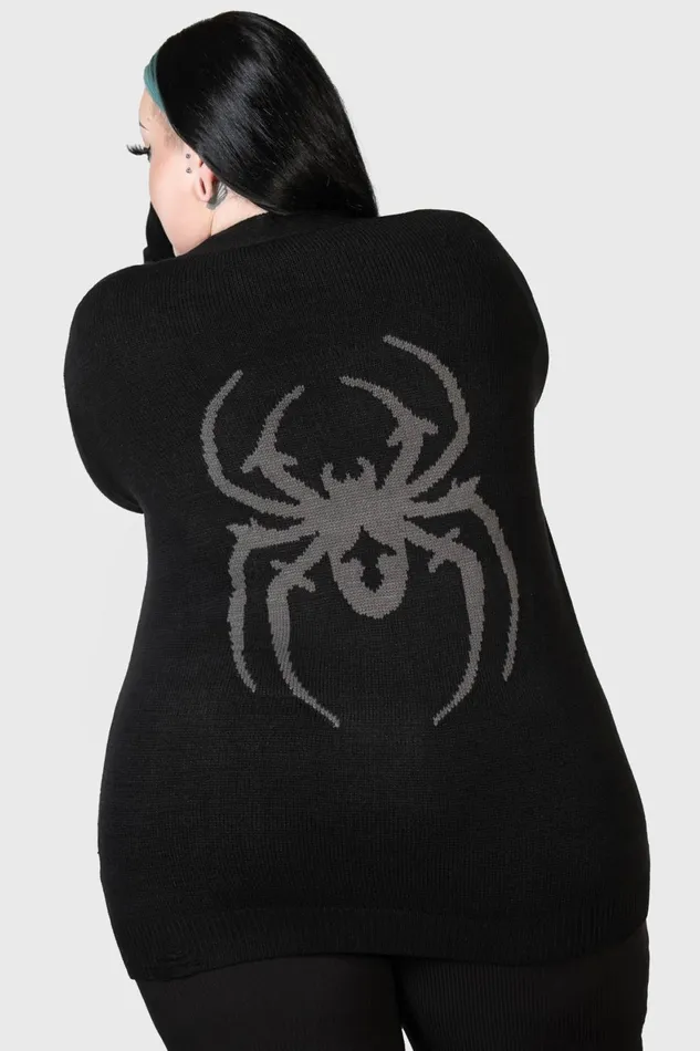 Women Cardigans Killstar Next Regret Knit Cardigan