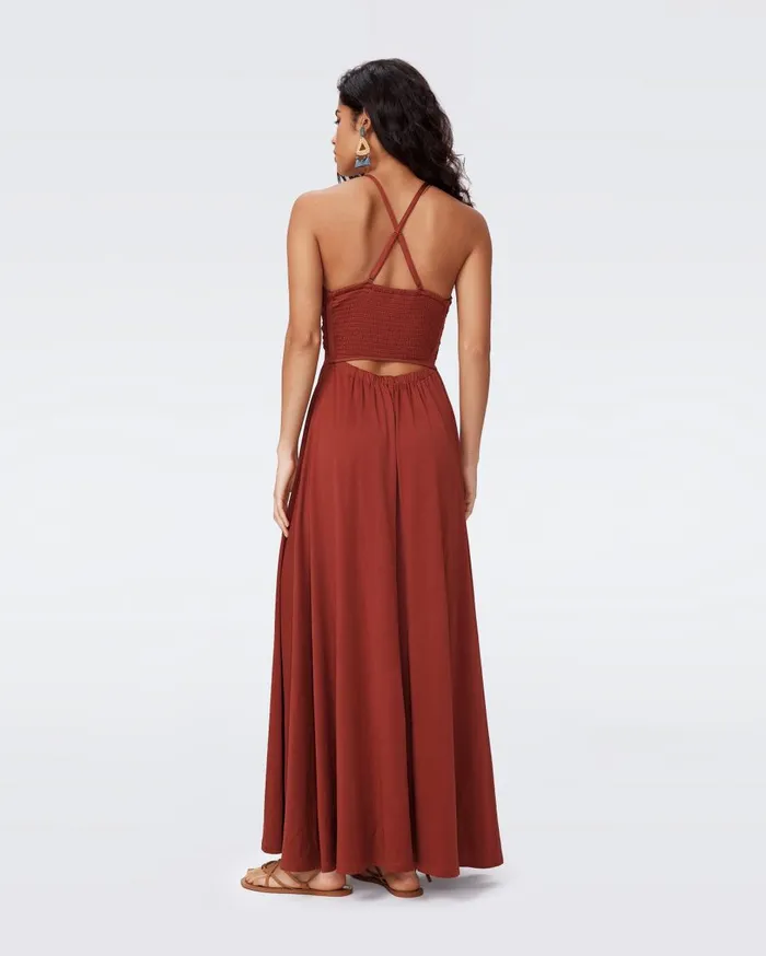 Women Caty Dress Chestnut DVF Dresses