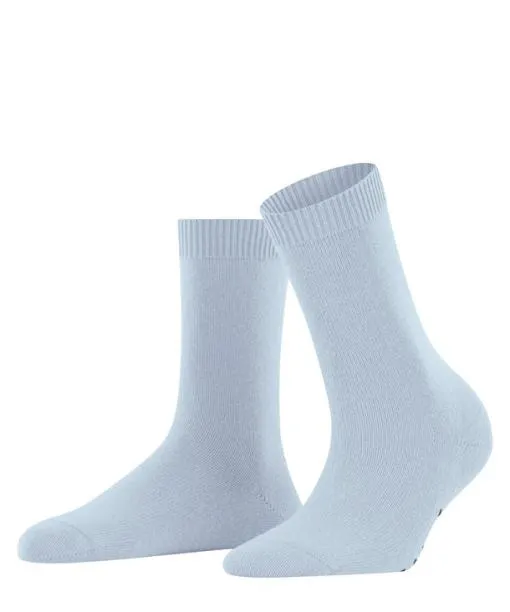 Women Cosy Wool Women Socks Light Blue FALKE Socks