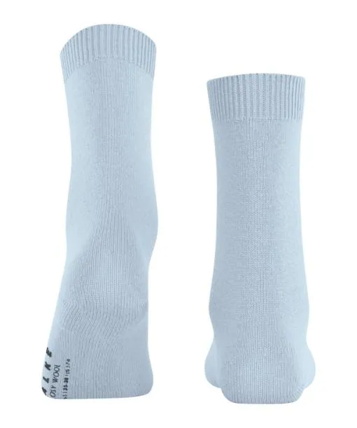 Women Cosy Wool Women Socks Light Blue FALKE Socks